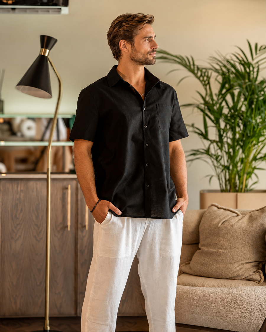 Cape Town - Linen Shirt (Shortsleeve)