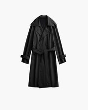 Classic Double-Breasted Trench Coat