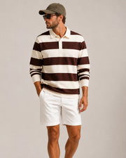 Vintage Stripe Rugby Polo