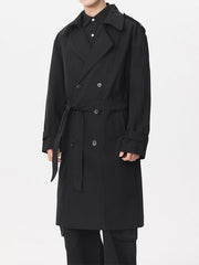 Classic Double-Breasted Trench Coat