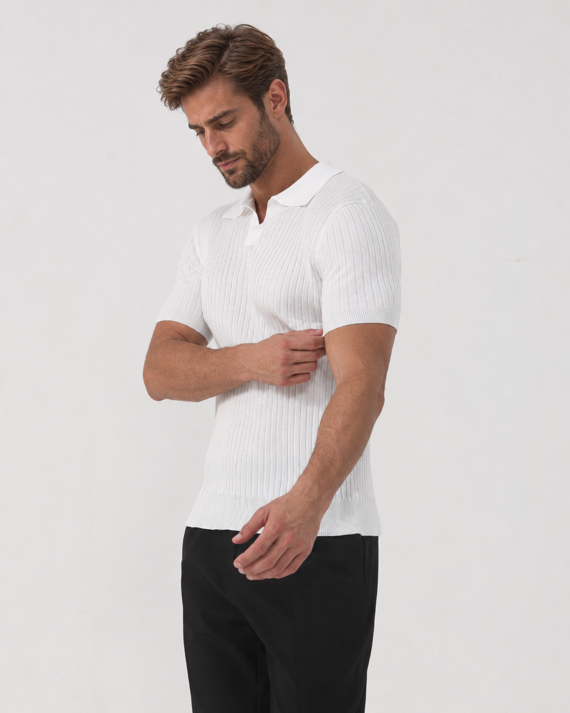 Florence - Ribbed Cotton Polo