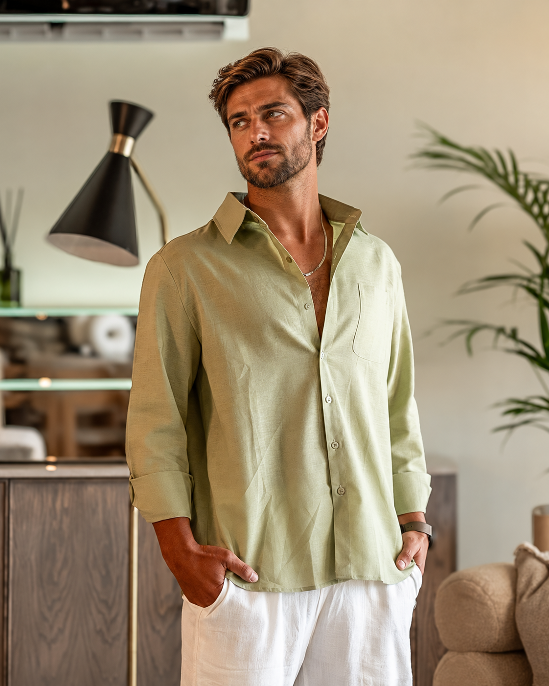 Cape Town - 100% Linen Shirt