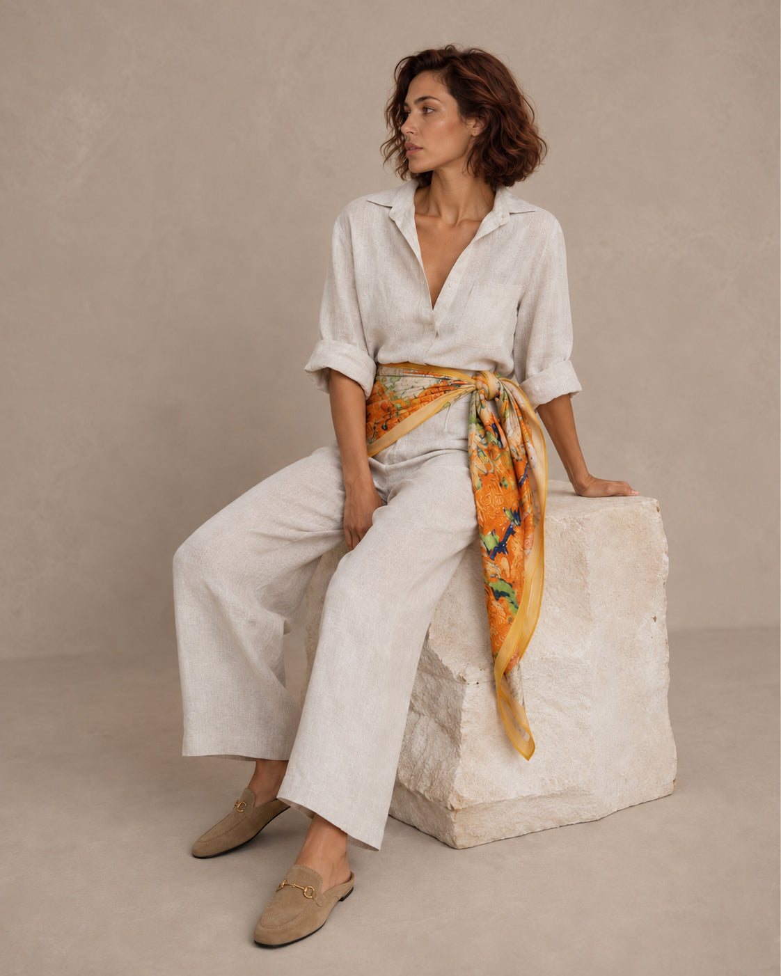 Impressionist Garden Scarf