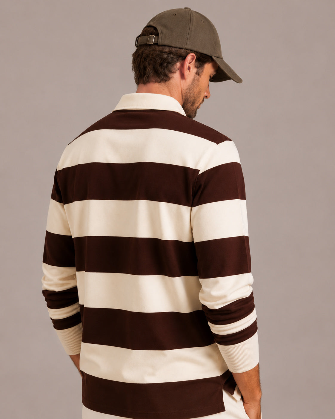Vintage Stripe Rugby Polo