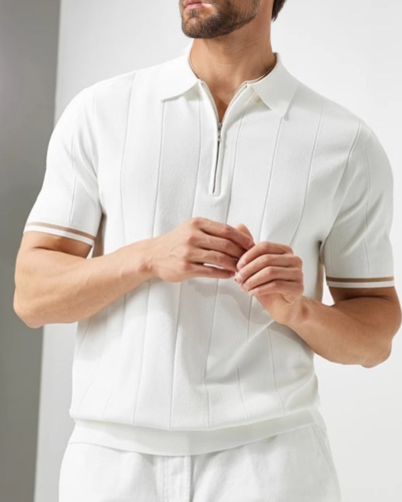 Signature Contrast Trim Polo