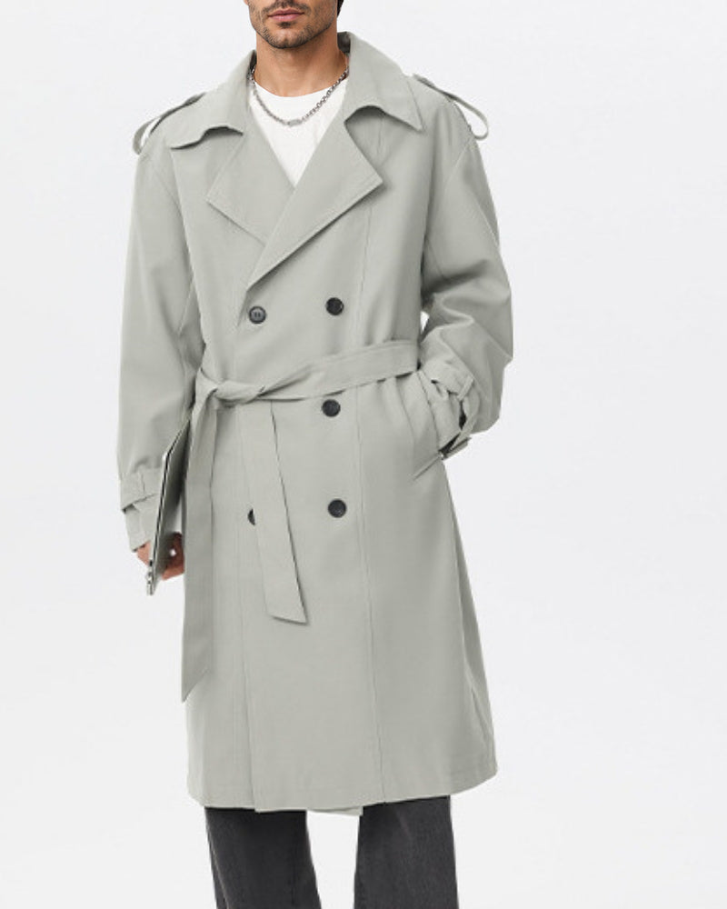 Classic Double-Breasted Trench Coat