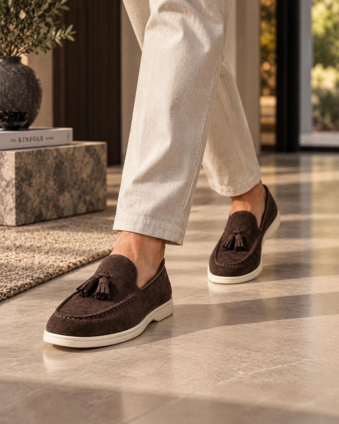 Men’s Suede Tassel Loafers