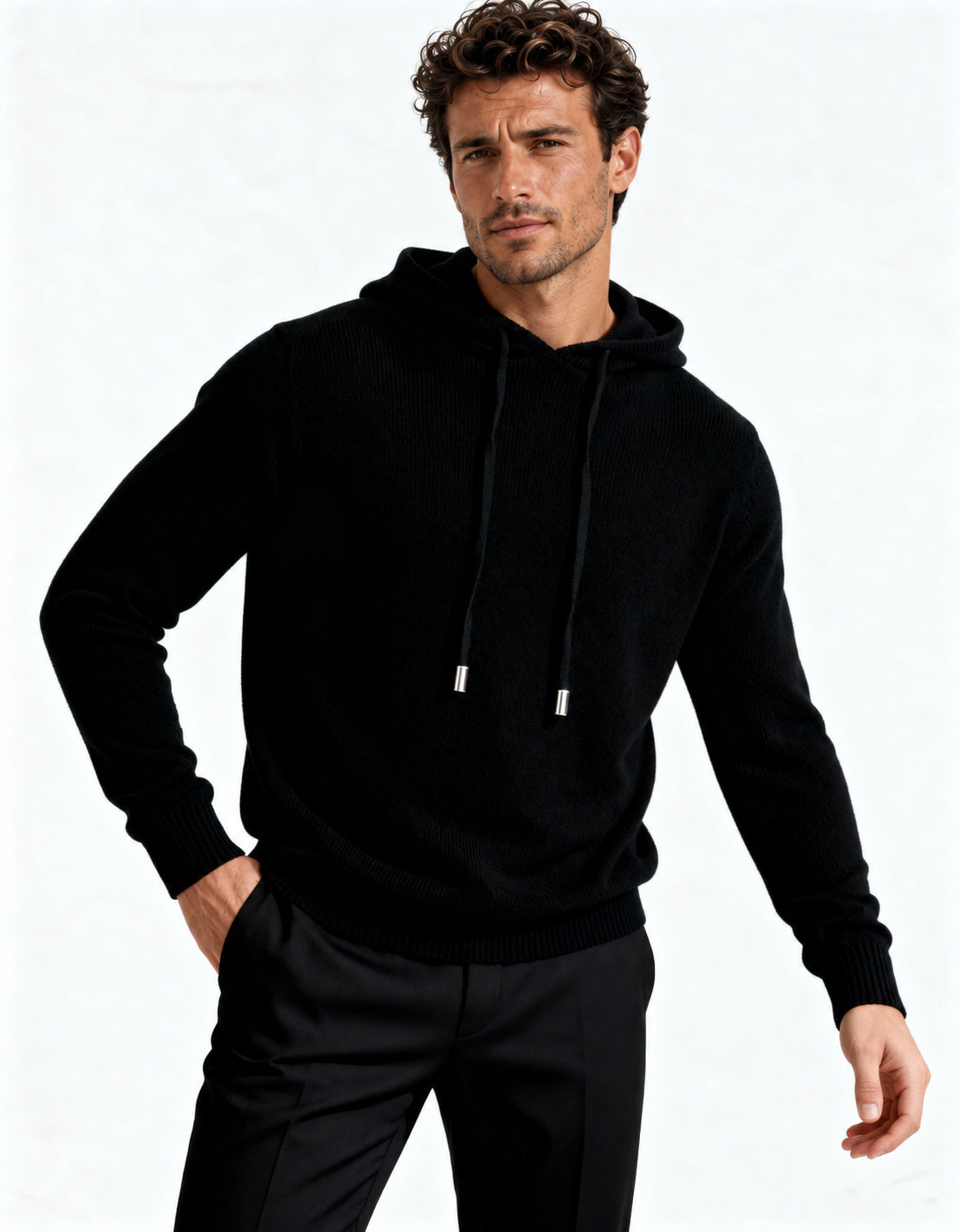 100% Cashmere Hoodie