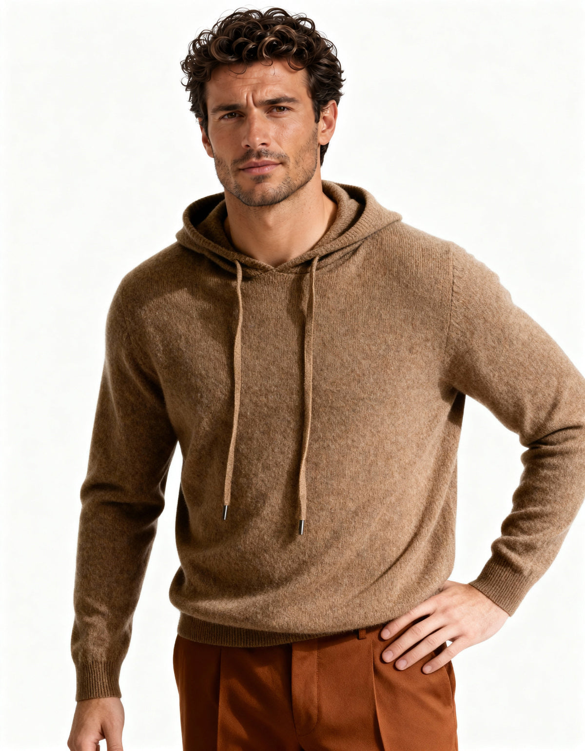 100% Cashmere Hoodie