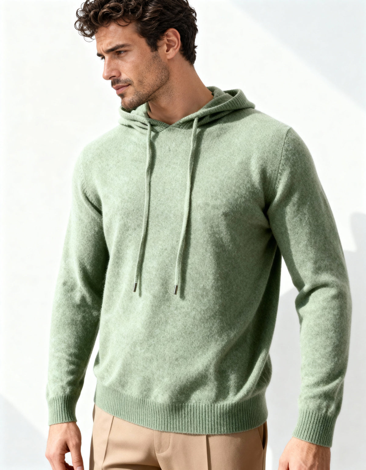100% Cashmere Hoodie
