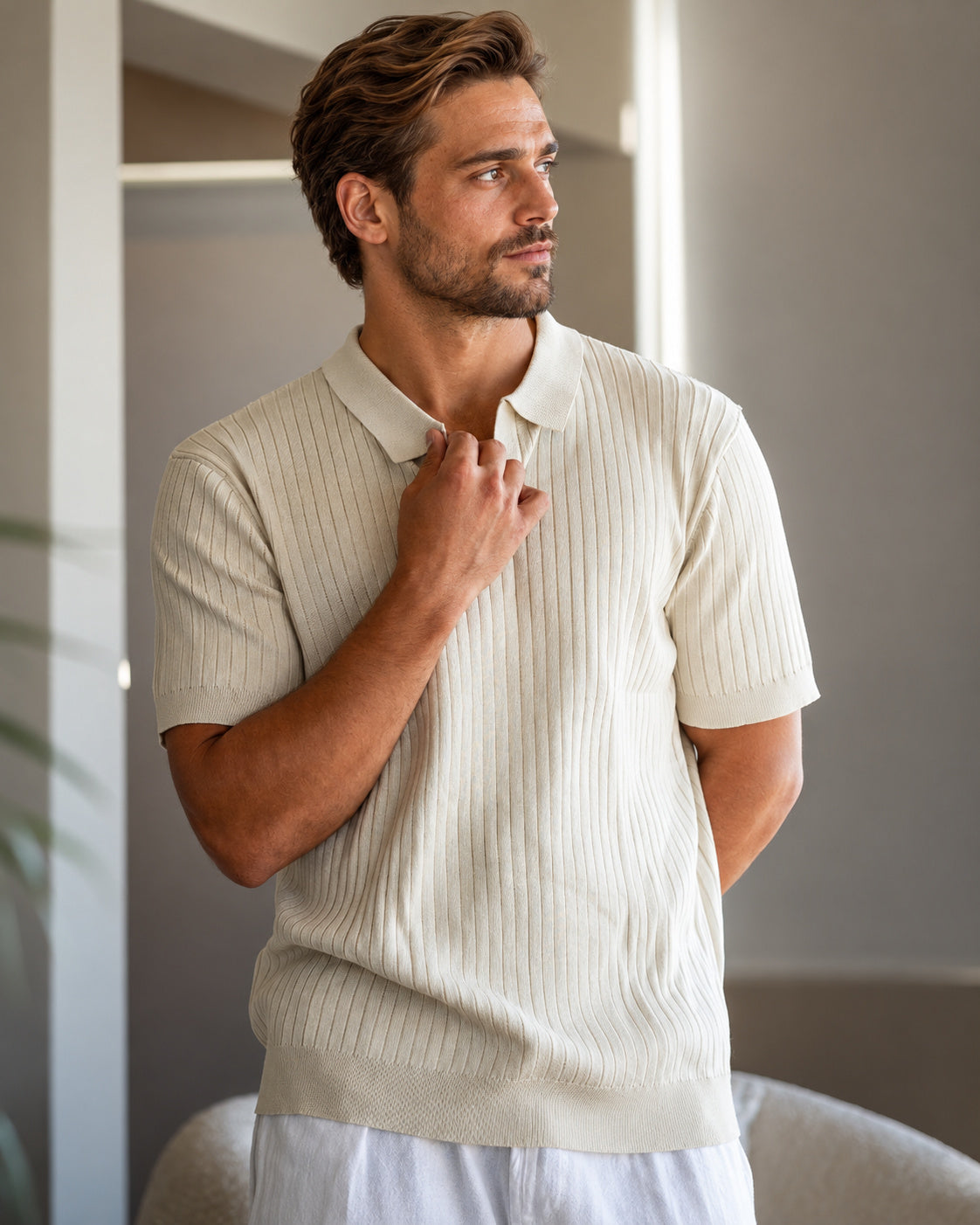 Premium Ribbed Polo