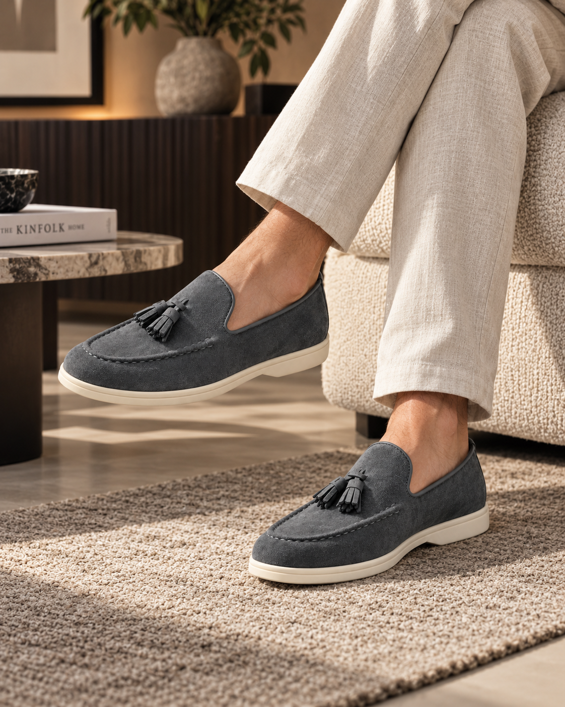 Men’s Suede Tassel Loafers