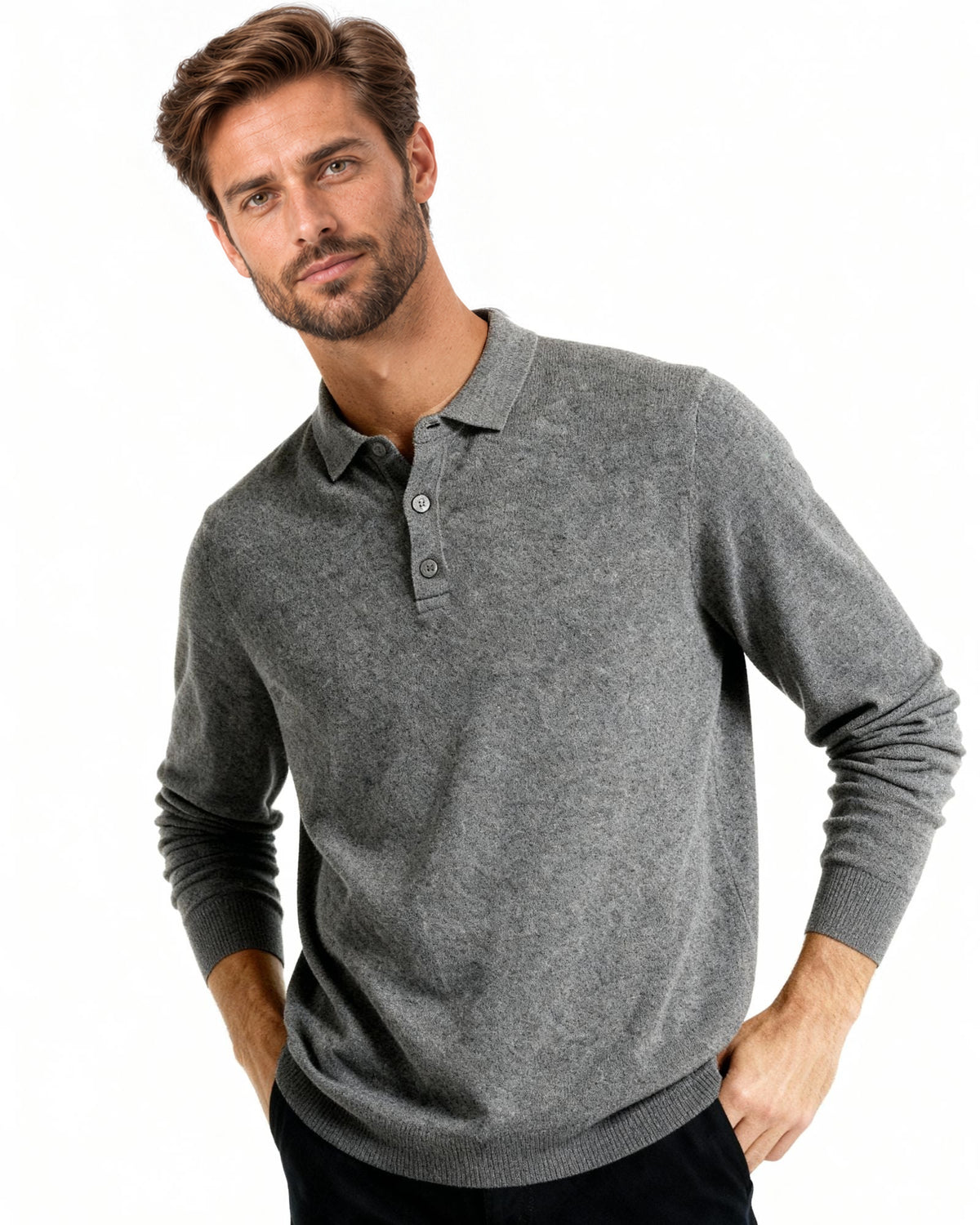 100% Cashmere Polo