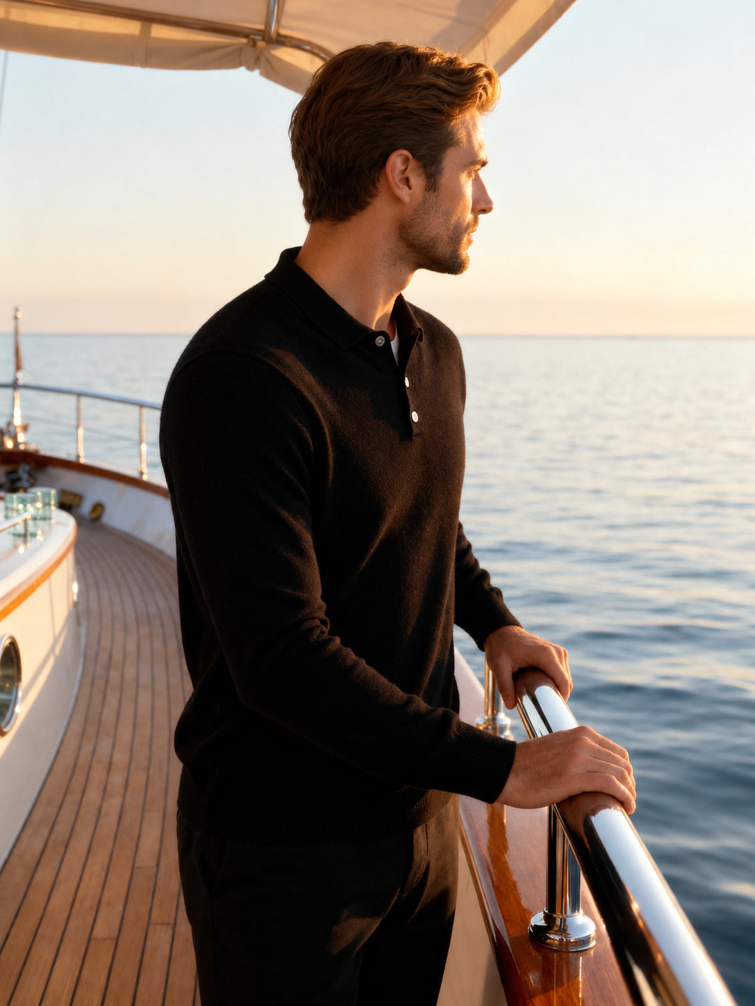 100% Cashmere Polo