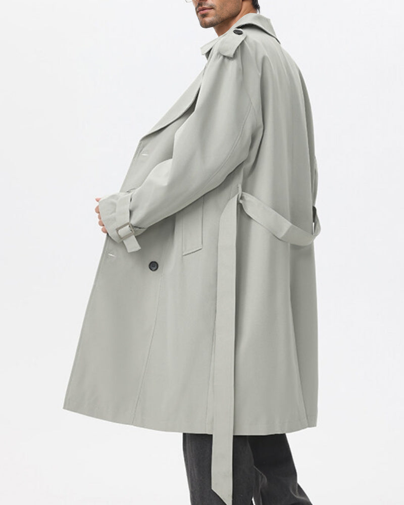 Classic Double-Breasted Trench Coat
