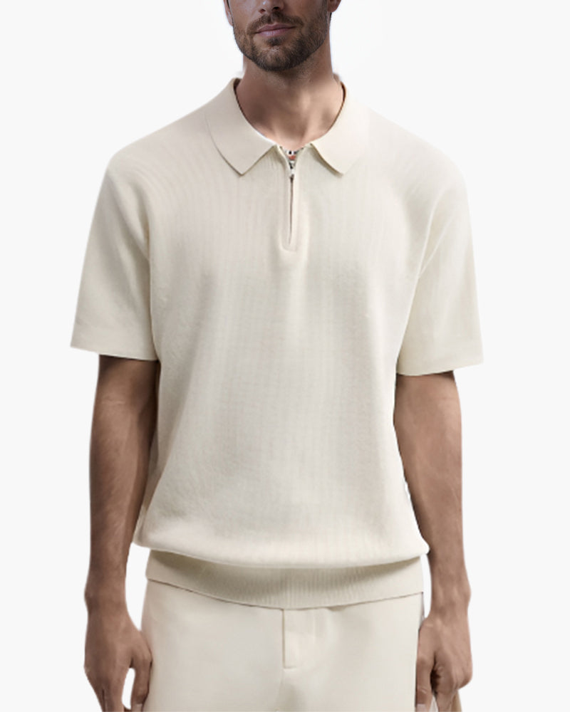 Marbella Zip Up Polo