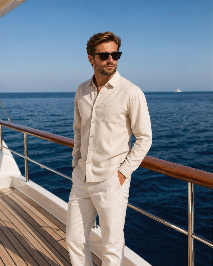 Cape Town - 100% Linen Shirt