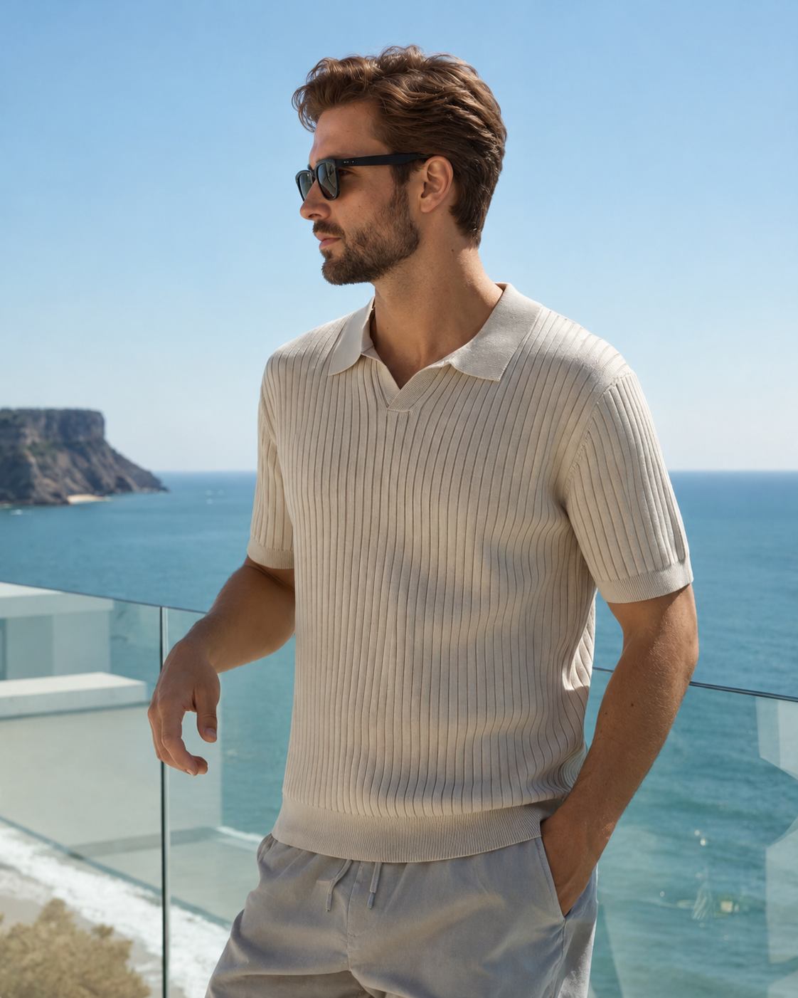 Premium Ribbed Polo